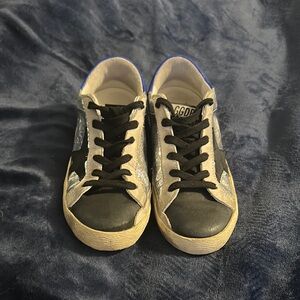 Golden Goose Limited Edition Black and Silver Sneakers